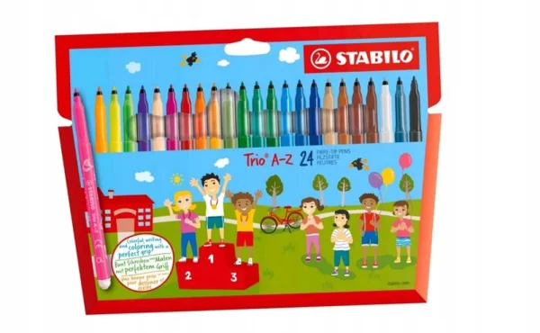 STABILO fixky "Trio A-Z" - 24 ks